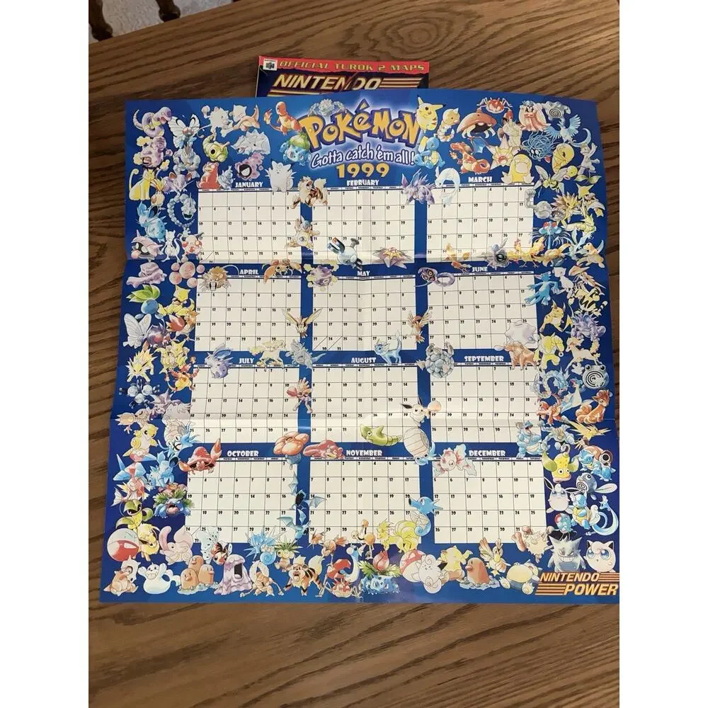 Nintendo Power 116 With Poster, Comic Vol 6, Subscriber Bonus, Pokemon Calendar